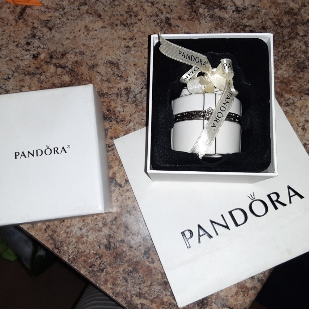 PANDORA 2018 JARED COLLECTION ORNAMENT TRINKET BOX - Picture 2 of 8